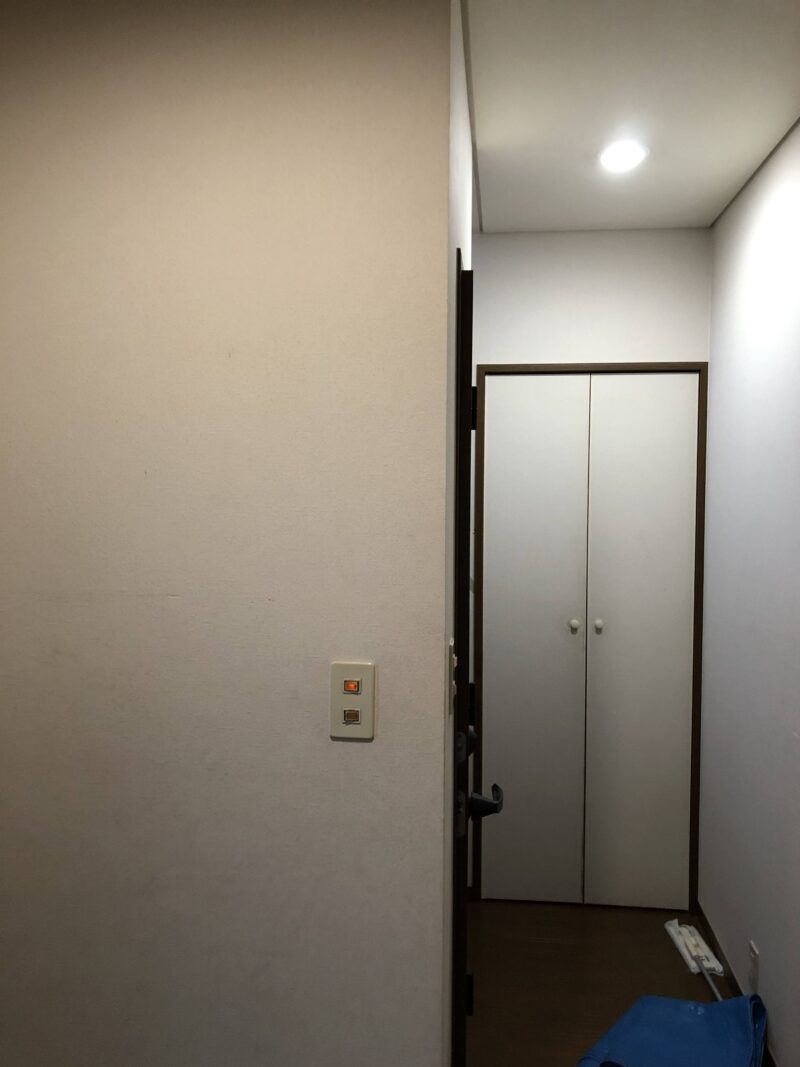 DIY前の階段下収納の入り口の扉